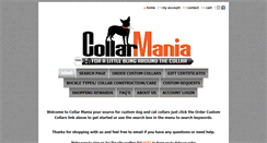 Desktop Screenshot of collarmania.com